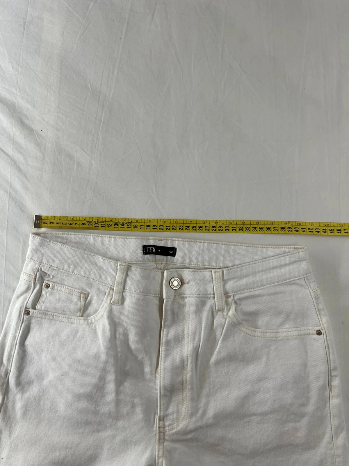 Rechte pas tex witte jeans – photo 7